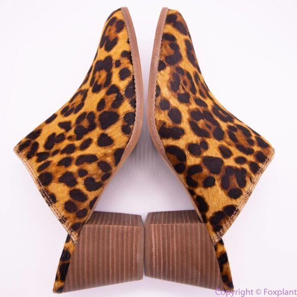 NEW Madewell The Harper Mule in Leopard Calf Hair, size 10 - Picture 10 of 12